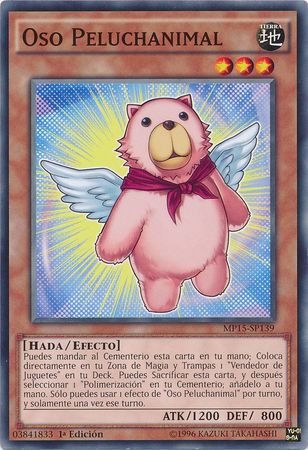 Oso Peluchanimal MP15 SP139 Common 1st Edition Spanish Yugioh Cards Oso Peluchanimal MP15 SP139 Common 1st Edition Spanish Yugioh Cards