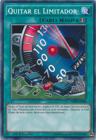 Quitar el Limitador SDKS SP028 Common 1st Edition Spanish Yugioh Cards Quitar el Limitador SDKS SP028 Common 1st Edition Spanish Yugioh Cards