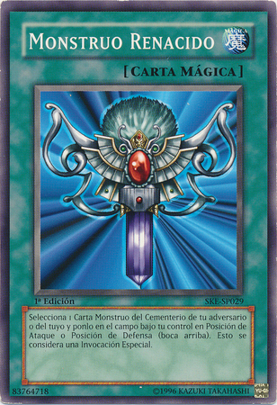 Monstruo Renacido SKE SP029 Common 1st Edition Spanish Yugioh Cards Monstruo Renacido SKE SP029 Common 1st Edition Spanish Yugioh Cards