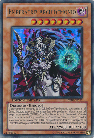 Emperatriz Archidemonio STBL SPSP1 Ultra Rare Spanish Yugioh Cards Emperatriz Archidemonio STBL SPSP1 Ultra Rare Spanish Yugioh Cards
