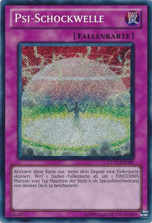 Psi Schockwelle EXVC DE089 Secret Rare Unlimited Psi Schockwelle EXVC DE089 Secret Rare Unlimited