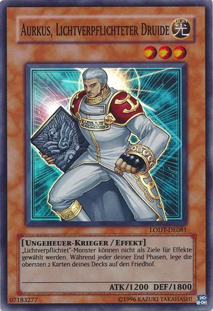 Aurkus Lichtverpflichteter Druide LODT DE081 Super Rare Unlimited German Yugioh Cards Aurkus Lichtverpflichteter Druide LODT DE081 Super Rare Unlimited German Yugioh Cards