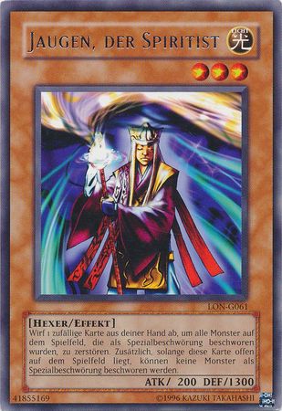 Jaugen der Spiritist LON G061 Rare Unlimited German Yugioh Cards Jaugen der Spiritist LON G061 Rare Unlimited German Yugioh Cards