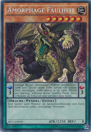 Amorphage Faulheit SHVI DE030 Secret Rare Unlimited German Yugioh Cards Amorphage Faulheit SHVI DE030 Secret Rare Unlimited German Yugioh Cards