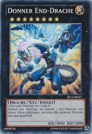 Donner End Drache SP14 DE021 Common Parallel German Yugioh Cards Donner End Drache SP14 DE021 Common Parallel German Yugioh Cards