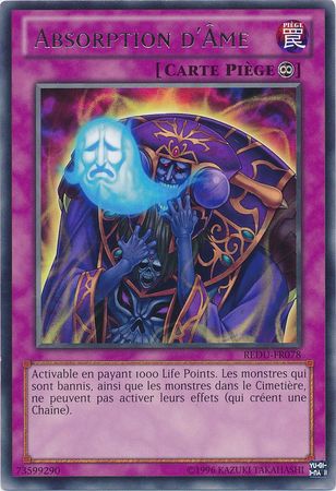 Absorption d Ame REDU FR078 Rare Unlimited French Yugioh Cards Absorption d Ame REDU FR078 Rare Unlimited French Yugioh Cards