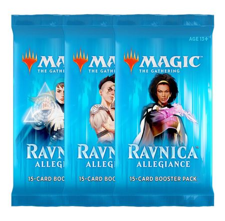 Ravnica Allegiance 3 Booster Pack Lot MTG Ravnica Allegiance 3 Booster Pack Lot MTG