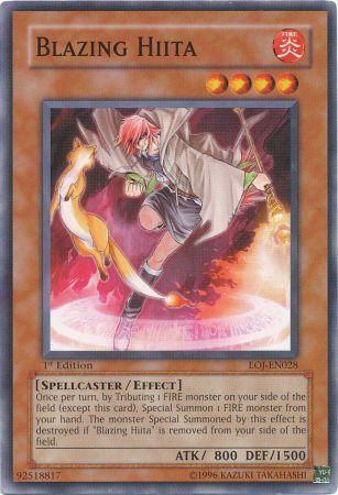 Blazing Hiita EOJ EN028 Common 1st Edition Enemy Of Justice EOJ 1st Edition Singles Blazing Hiita EOJ EN028 Common 1st Edition Enemy Of Justice EOJ 1st Edition Singles