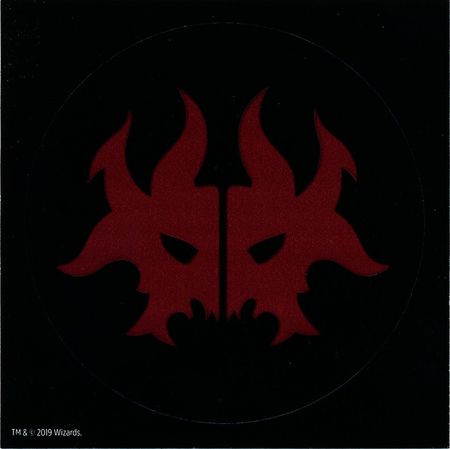 Ravnica Allegiance Rakdos Guild Sticker MTG Ravnica Allegiance Rakdos Guild Sticker MTG