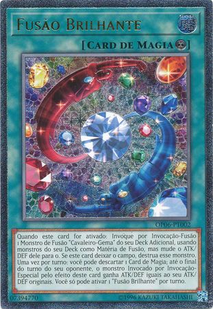 Ultimate Rare Fusao Brilhante OP06 PT002 Portuguese Yugioh Cards Ultimate Rare Fusao Brilhante OP06 PT002 Portuguese Yugioh Cards