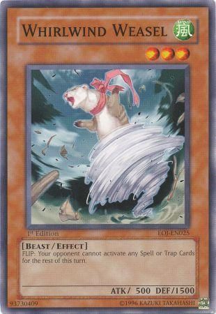 Whirlwind Weasel EOJ EN025 Common 1st Edition Whirlwind Weasel EOJ EN025 Common 1st Edition