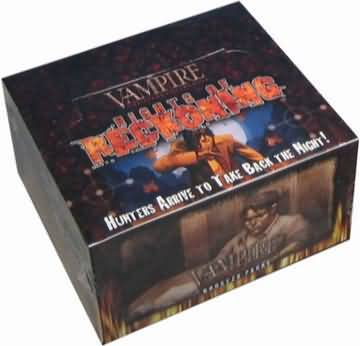 Vampire The Eternal Struggle Nights of Reckoning Booster Box 36 Packs VTES Vampire the Eternal Struggle Sealed Product Vampire The Eternal Struggle Nights of Reckoning Booster Box 36 Packs VTES Vampire the Eternal Struggle Sealed Product