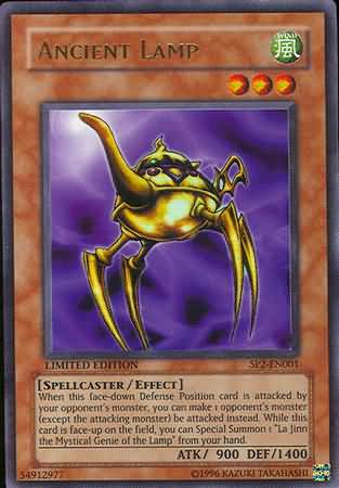 Ancient Lamp SP2 EN001 Ultra Rare Yu Gi Oh Promo Cards Ancient Lamp SP2 EN001 Ultra Rare Yu Gi Oh Promo Cards
