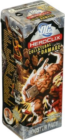 Collateral Damage 4 Figure Booster Pack DC Heroclix Heroclix Sealed Product Collateral Damage 4 Figure Booster Pack DC Heroclix Heroclix Sealed Product