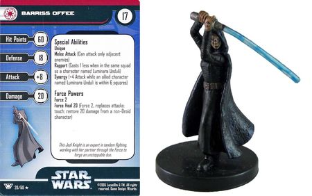 Barriss Offee 20 Champions of the Force Star Wars Miniatures Rare Barriss Offee 20 Champions of the Force Star Wars Miniatures Rare