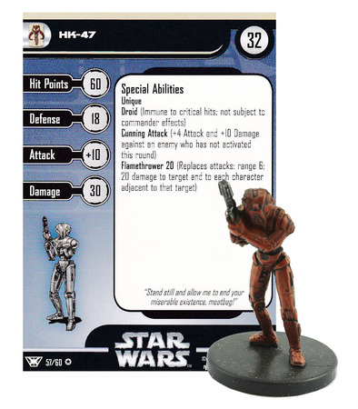 Star Wars Miniatures Champions of the Force JEDI WEAPON MASTER #28