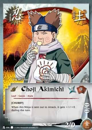 Choji Akimichi N 006 Common Naruto The Path to Hokage Choji Akimichi N 006 Common Naruto The Path to Hokage