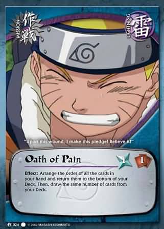 Oath of Pain M 024 Common Naruto The Path to Hokage Oath of Pain M 024 Common Naruto The Path to Hokage