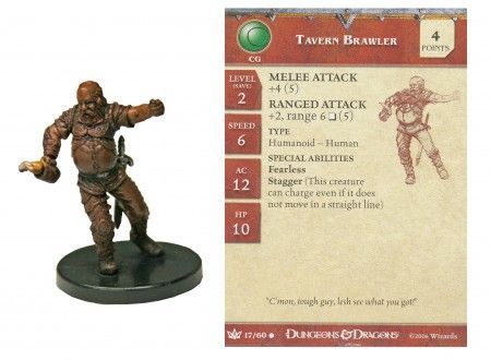 D&D Dragon Queen Series - and HARD TO FIND!! TAVERN BRAWLER  #17  Townfolk!!