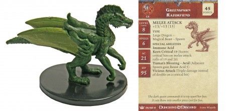 Greenspawn Razorfiend 35 War of the Dragon Queen D D Miniatures Greenspawn Razorfiend 35 War of the Dragon Queen D D Miniatures