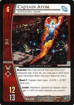 Captain Atom Nathaniel Adam DJL 042 Common Captain Atom Nathaniel Adam DJL 042 Common