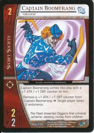 Captain Boomerang Digger DJL 113 Uncommon Captain Boomerang Digger DJL 113 Uncommon