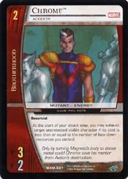 Chrome Acolyte MXM 087 Common Vs System Marvel X Men Chrome Acolyte MXM 087 Common Vs System Marvel X Men