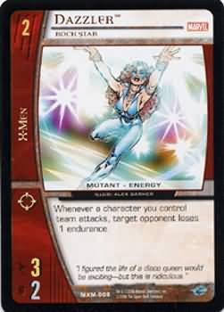 Dazzler Rock Star MXM 008 Common Vs System Marvel X Men Dazzler Rock Star MXM 008 Common Vs System Marvel X Men