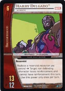 Harry Delgado Acolyte MXM 093 Common Vs System Marvel X Men Harry Delgado Acolyte MXM 093 Common Vs System Marvel X Men