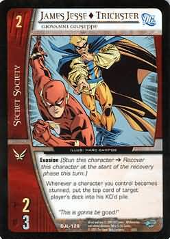 James Jesse Trickster Giovanni Giuseppe DJL 126 Common Vs System DC Justice League James Jesse Trickster Giovanni Giuseppe DJL 126 Common Vs System DC Justice League