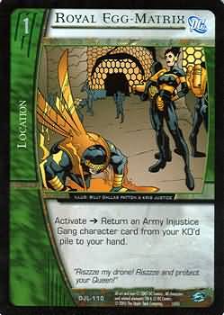 Royal Egg Matrix DJL 110 Uncommon Vs System DC Justice League Royal Egg Matrix DJL 110 Uncommon Vs System DC Justice League