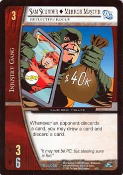 Sam Scudder Mirror Master Reflective Rogue DJL 096 Uncommon Vs System DC Justice League Sam Scudder Mirror Master Reflective Rogue DJL 096 Uncommon Vs System DC Justice League