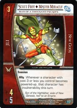 Scott Free Mister Miracle Man of a Thousand Escapes DJL 060 Uncommon Scott Free Mister Miracle Man of a Thousand Escapes DJL 060 Uncommon