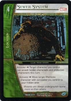 Sewer System MXM 077 Uncommon Vs System Marvel X Men Sewer System MXM 077 Uncommon Vs System Marvel X Men