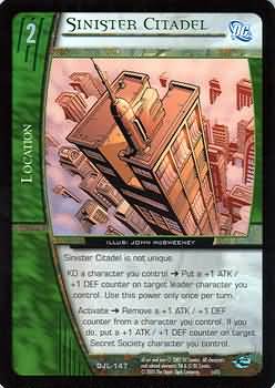 Sinister Citadel Non Unique DJL 147 Uncommon Vs System DC Justice League Sinister Citadel Non Unique DJL 147 Uncommon Vs System DC Justice League