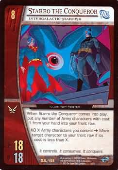Starro the Conqueror Intergalactic Starfish DJL 165 Rare Vs System DC Justice League Starro the Conqueror Intergalactic Starfish DJL 165 Rare Vs System DC Justice League