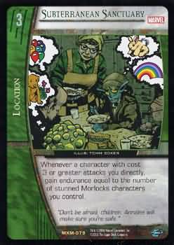 Subterranean Sanctuary MXM 079 Rare Vs System Marvel X Men Subterranean Sanctuary MXM 079 Rare Vs System Marvel X Men