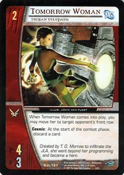 Tomorrow Woman Trojan Telepath DJL 167 Rare Vs System DC Justice League Tomorrow Woman Trojan Telepath DJL 167 Rare Vs System DC Justice League