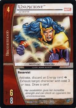 Unuscione Acolyte MXM 110 Uncommon Vs System Marvel X Men Unuscione Acolyte MXM 110 Uncommon Vs System Marvel X Men