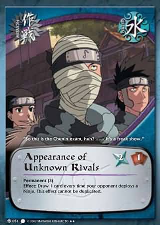 Appearance of Unknown Rivals M 051 Rare Appearance of Unknown Rivals M 051 Rare