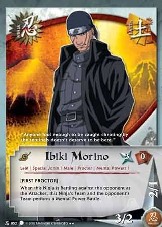Ibiki Morino N 052 Rare Naruto Coils of the Snake Ibiki Morino N 052 Rare Naruto Coils of the Snake