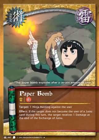 Paper Bomb J 067 Uncommon Paper Bomb J 067 Uncommon
