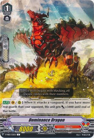 Dominance Dragon V MB01 031EN Common C V Mini Booster 1 PSYqualia Strife VGE V MB01 Dominance Dragon V MB01 031EN Common C V Mini Booster 1 PSYqualia Strife VGE V MB01