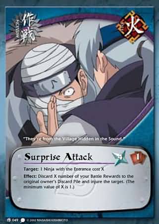 Surprise Attack M 049 Common Naruto Coils of the Snake Surprise Attack M 049 Common Naruto Coils of the Snake