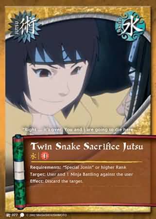 Naruto CCG Moegi 065 Set 2 Coils of the Snake Regular Common