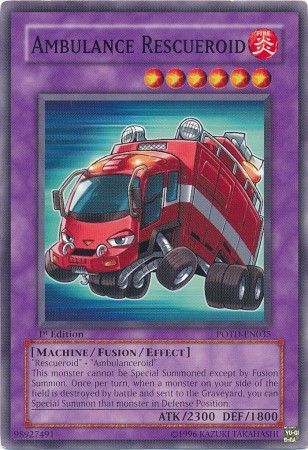 Ambulance Rescueroid POTD EN035 Common 1st Edition Ambulance Rescueroid POTD EN035 Common 1st Edition