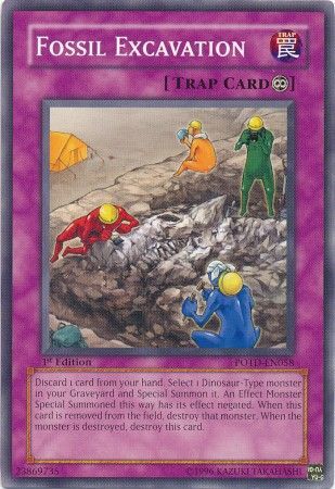 Fossil Excavation POTD EN058 Common 1st Edition Power of the Duelist POTD 1st Edition Singles Fossil Excavation POTD EN058 Common 1st Edition Power of the Duelist POTD 1st Edition Singles
