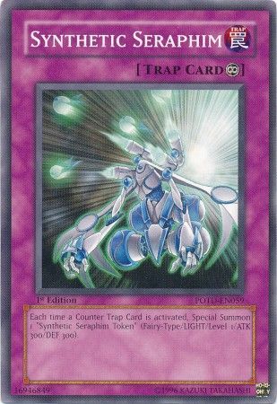 Synthetic Seraphim POTD EN059 Common 1st Edition Power of the Duelist POTD 1st Edition Singles Synthetic Seraphim POTD EN059 Common 1st Edition Power of the Duelist POTD 1st Edition Singles
