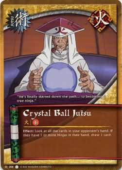 Crystal Ball Jutsu 008 Common Naruto CCG Promos Crystal Ball Jutsu 008 Common Naruto CCG Promos
