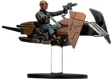 Dark Hellion Marauder on Swoop Bike 26 Bounty Hunters Star Wars Miniatures Uncommon Dark Hellion Marauder on Swoop Bike 26 Bounty Hunters Star Wars Miniatures Uncommon